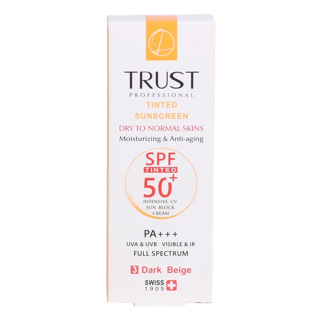 کرم ضد آفتاب رنگی و ضد پیری بژ تیره (پوست خشک تا نرمال) (2024) - Image 6